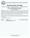 Jora South Carolina Maximum Rate Schedule License CLL-148882 Exp 1.31.26